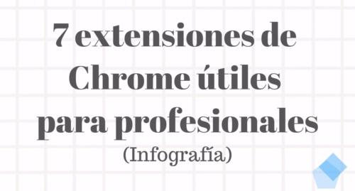 infografia extensiones para los profesionales